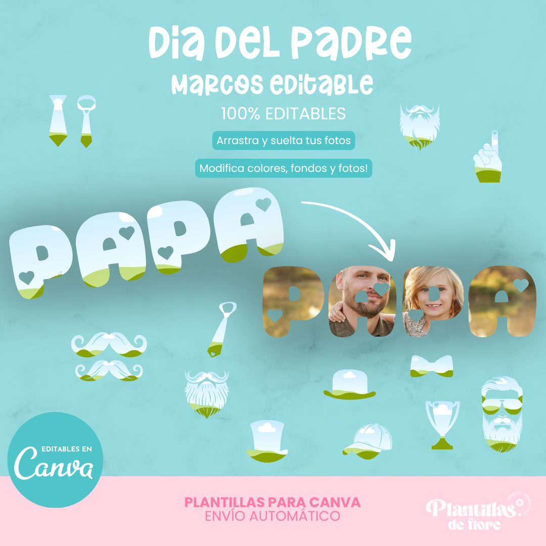 Mockup día del padre marcos